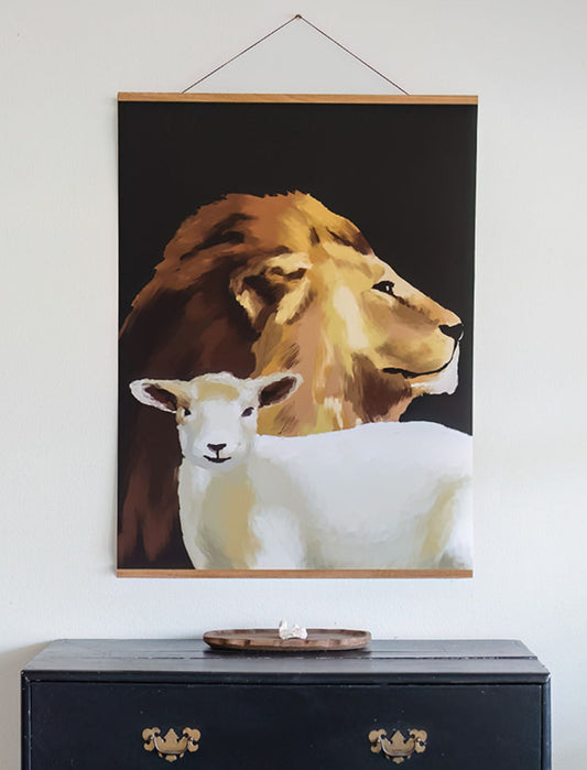 Lion and the Lamb Poster