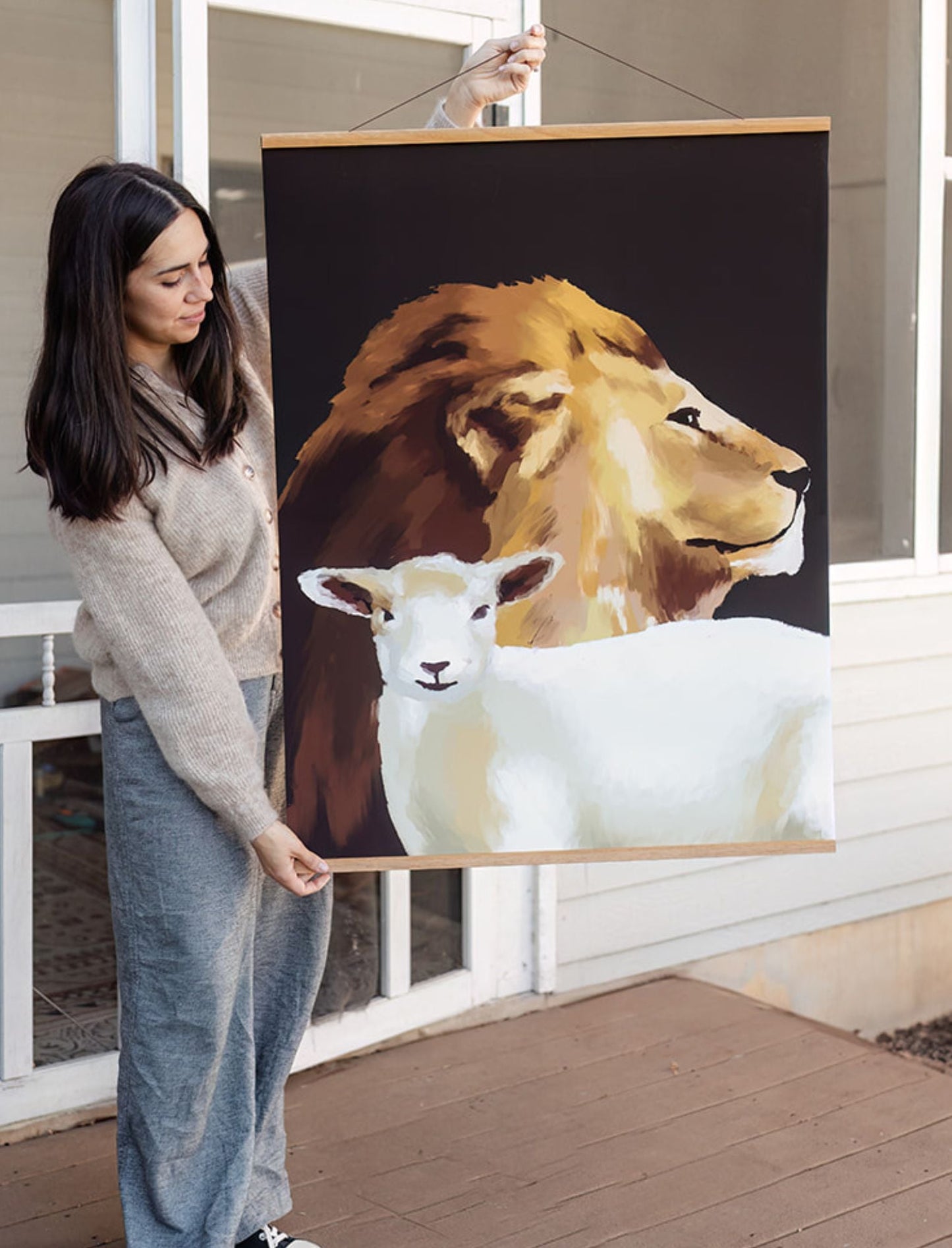 Lion and the Lamb Poster