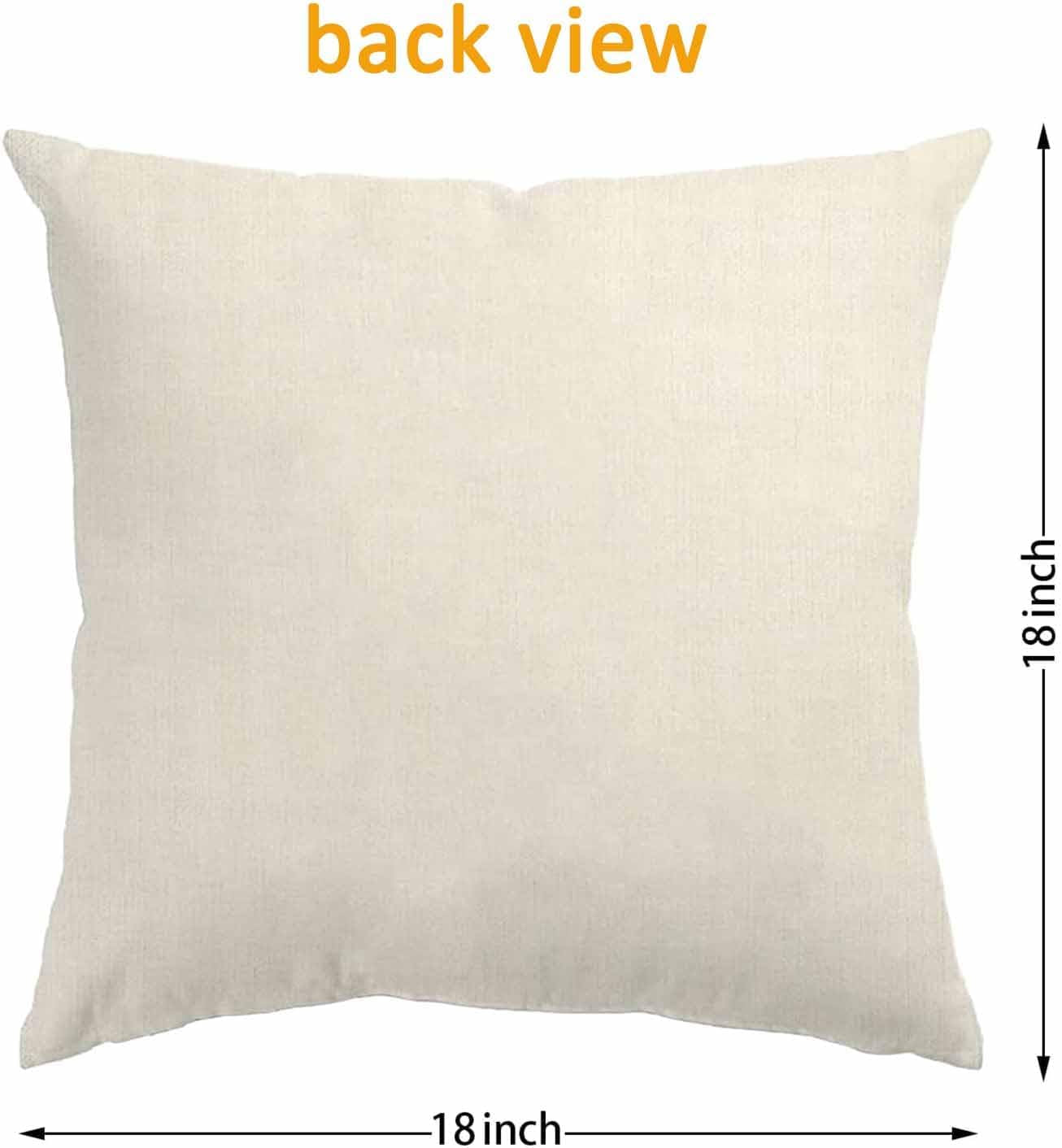 Fall Decorations for Home, Fall Pillow Covers 18X18 Set of 4, Thanksgiving Decorations Autumn Cushion Case for Couch(Fall09)