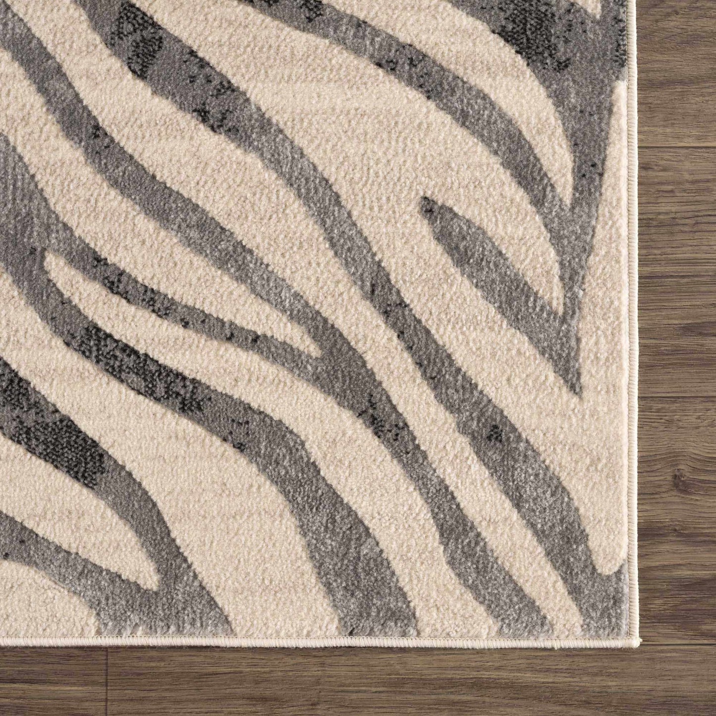 Zebra Print Area Rug