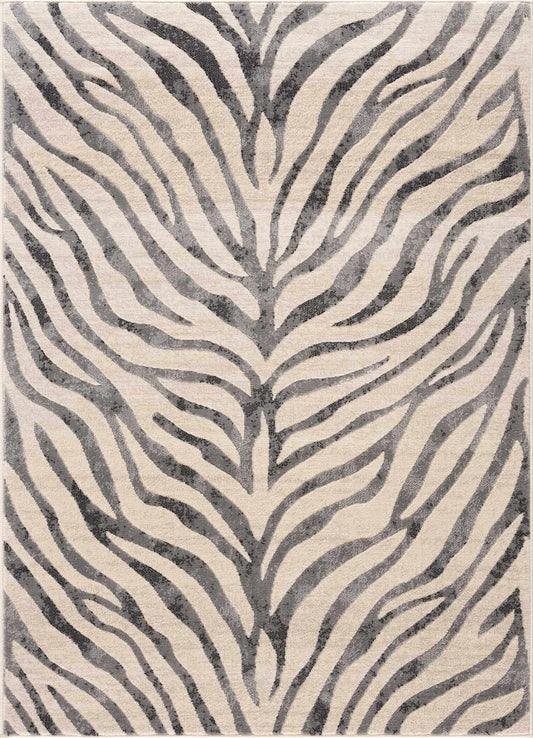 Zebra Print Area Rug