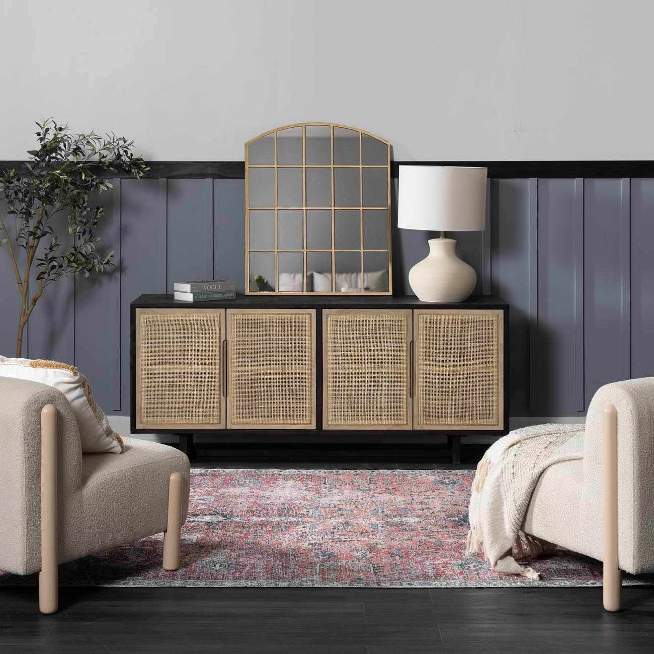 Burgundy Area Rug