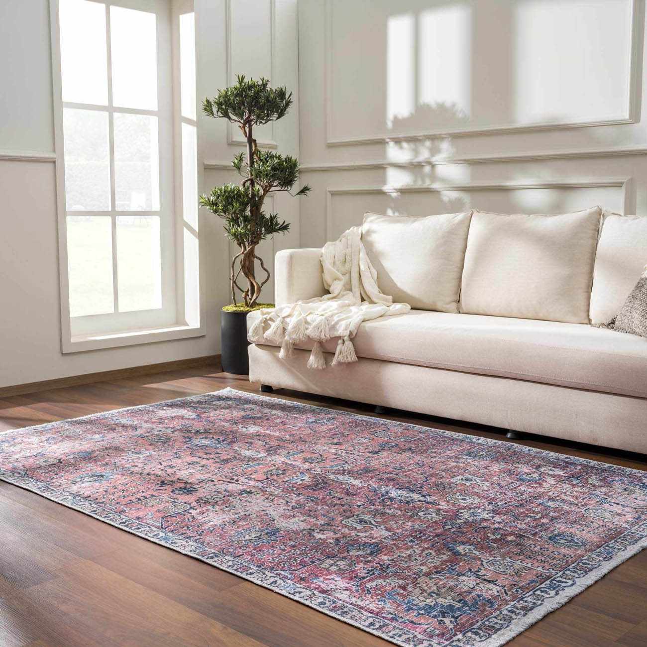 Burgundy Area Rug