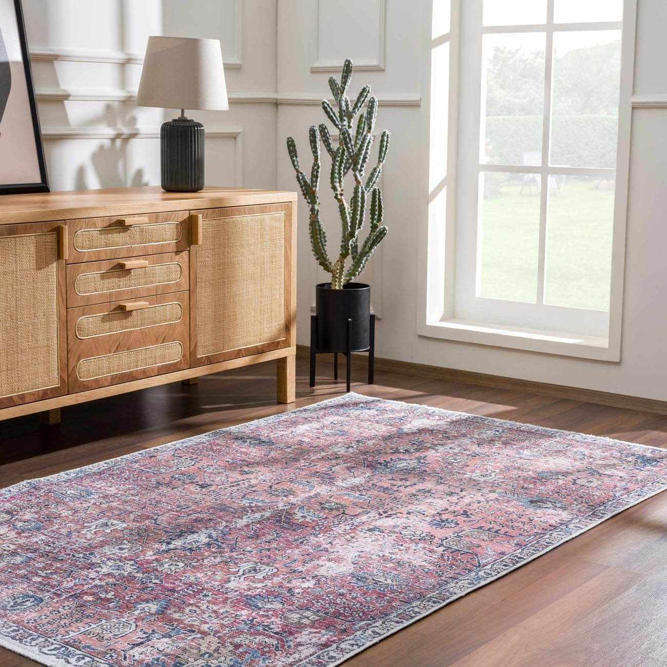 Burgundy Area Rug