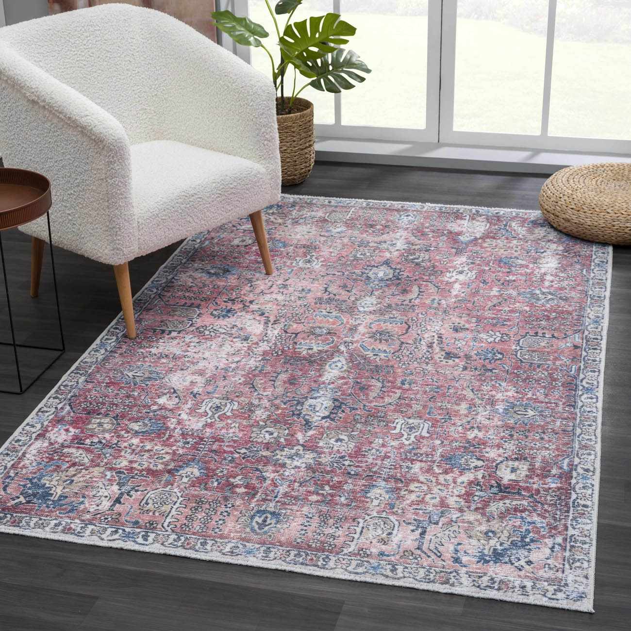 Burgundy Area Rug