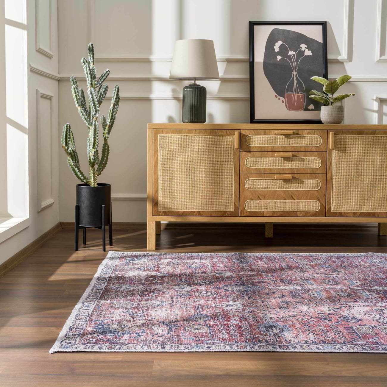 Burgundy Area Rug