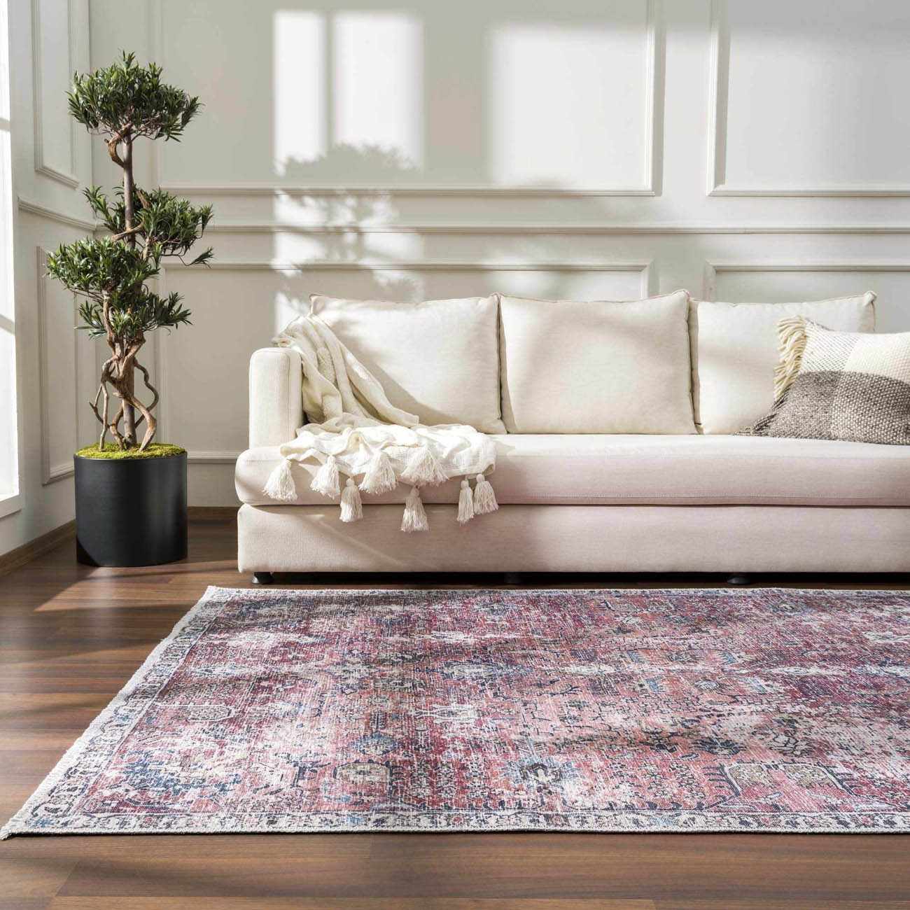 Burgundy Area Rug