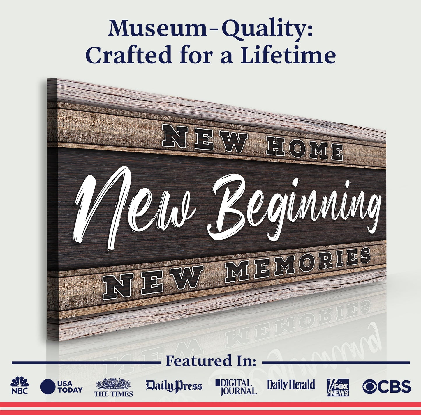 New Home, New Beginning Sign