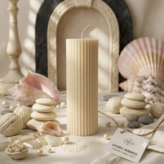Ribbed Candle