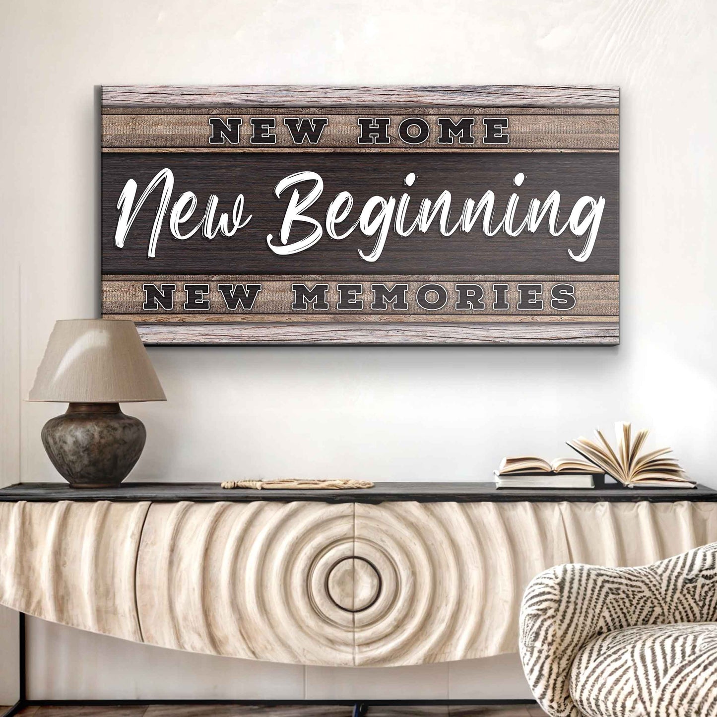 New Home, New Beginning Sign