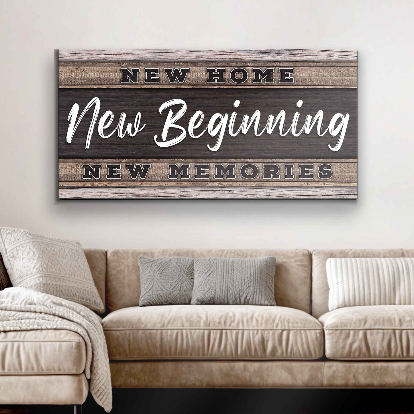 New Home, New Beginning Sign
