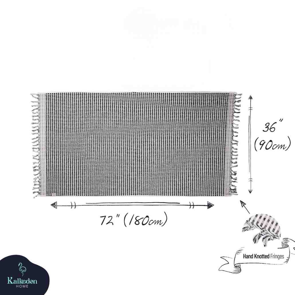 Pom Pom Bath Towel Set