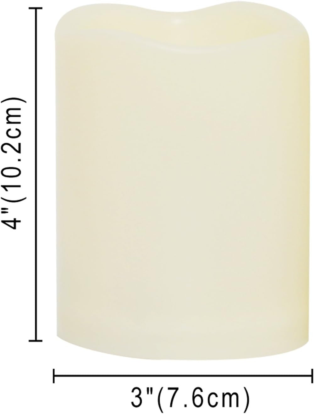 Outdoor Waterproof Battery Operated Flameless LED Pillar Candles
