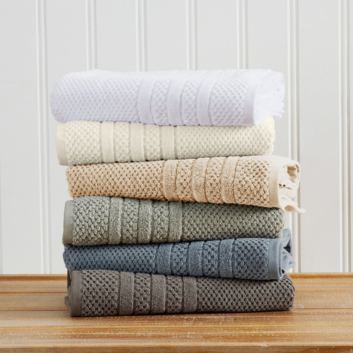 Checkered Bath Towel Set