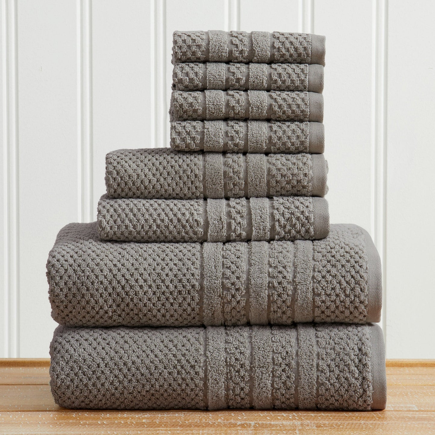 Checkered Bath Towel Set
