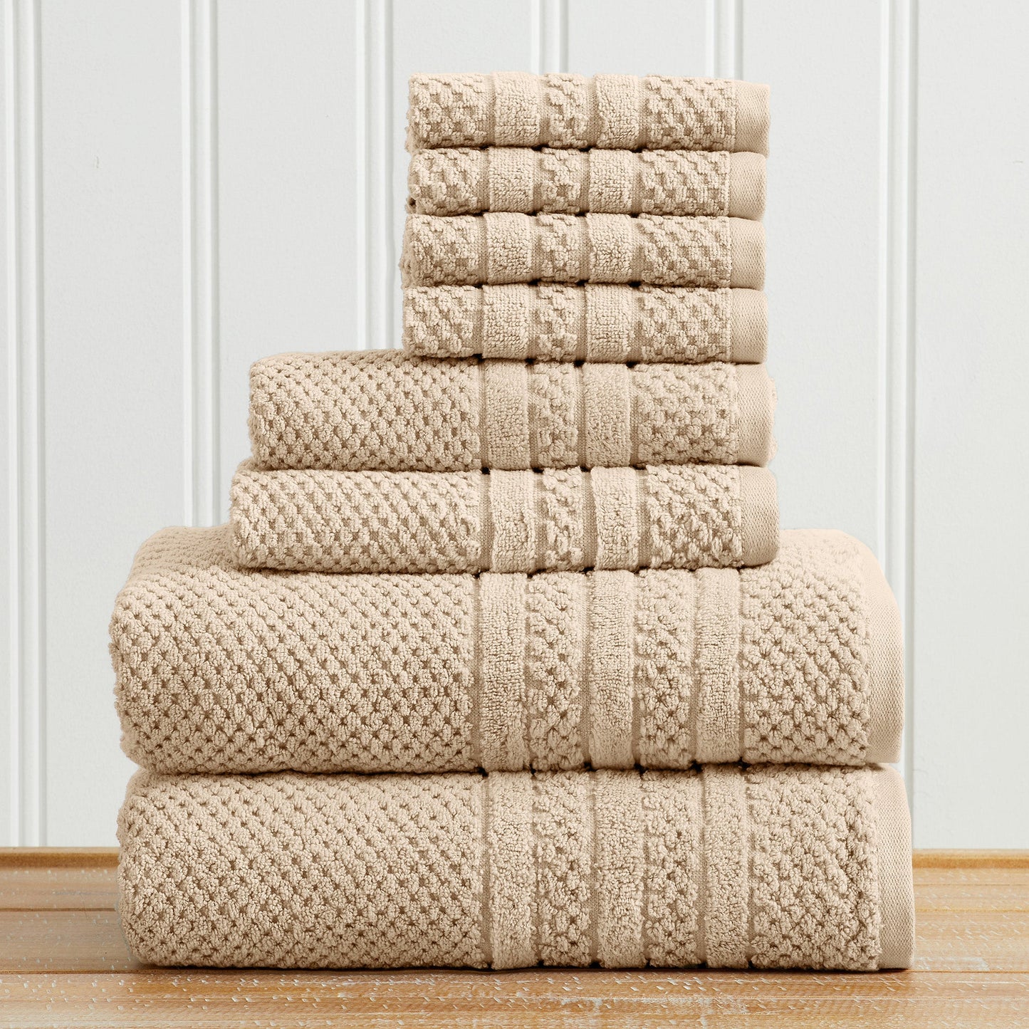 Checkered Bath Towel Set