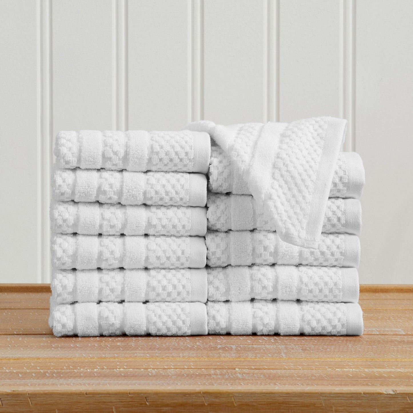 Checkered Bath Towel Set