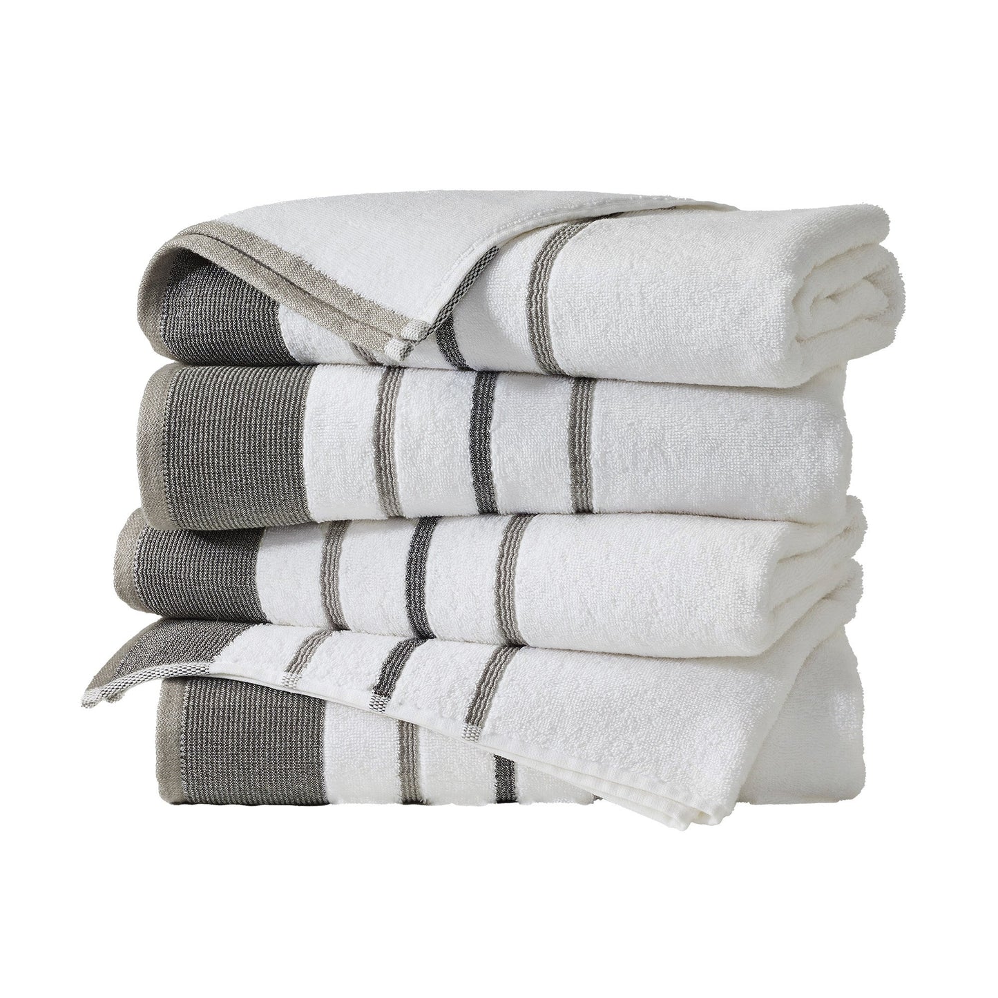 Striped Cotton Bath Towel Set