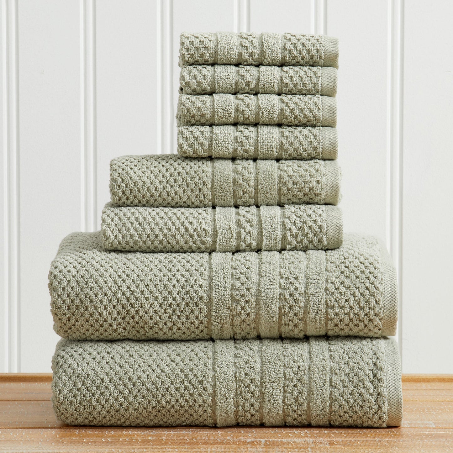 Checkered Bath Towel Set