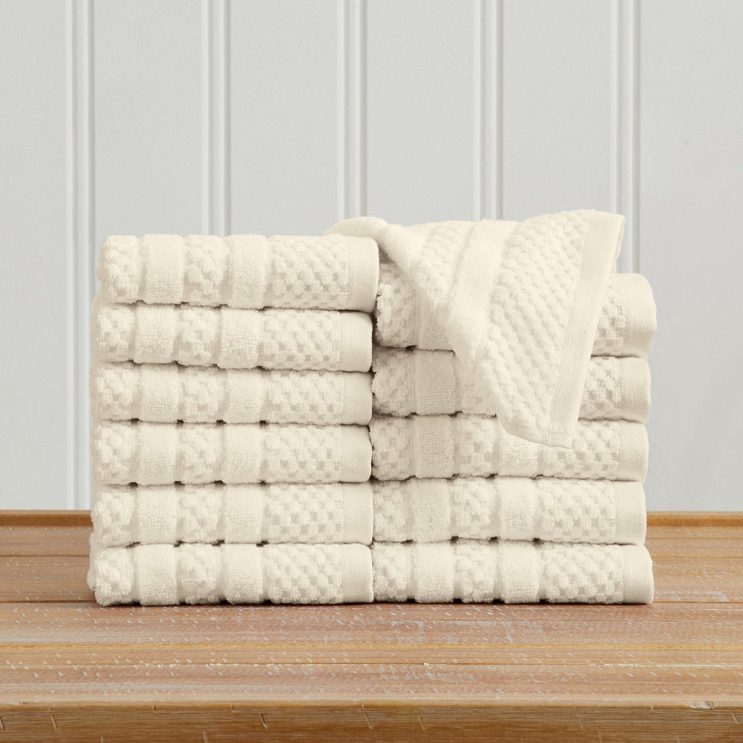 Checkered Bath Towel Set