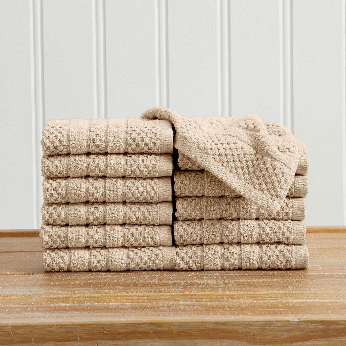 Checkered Bath Towel Set