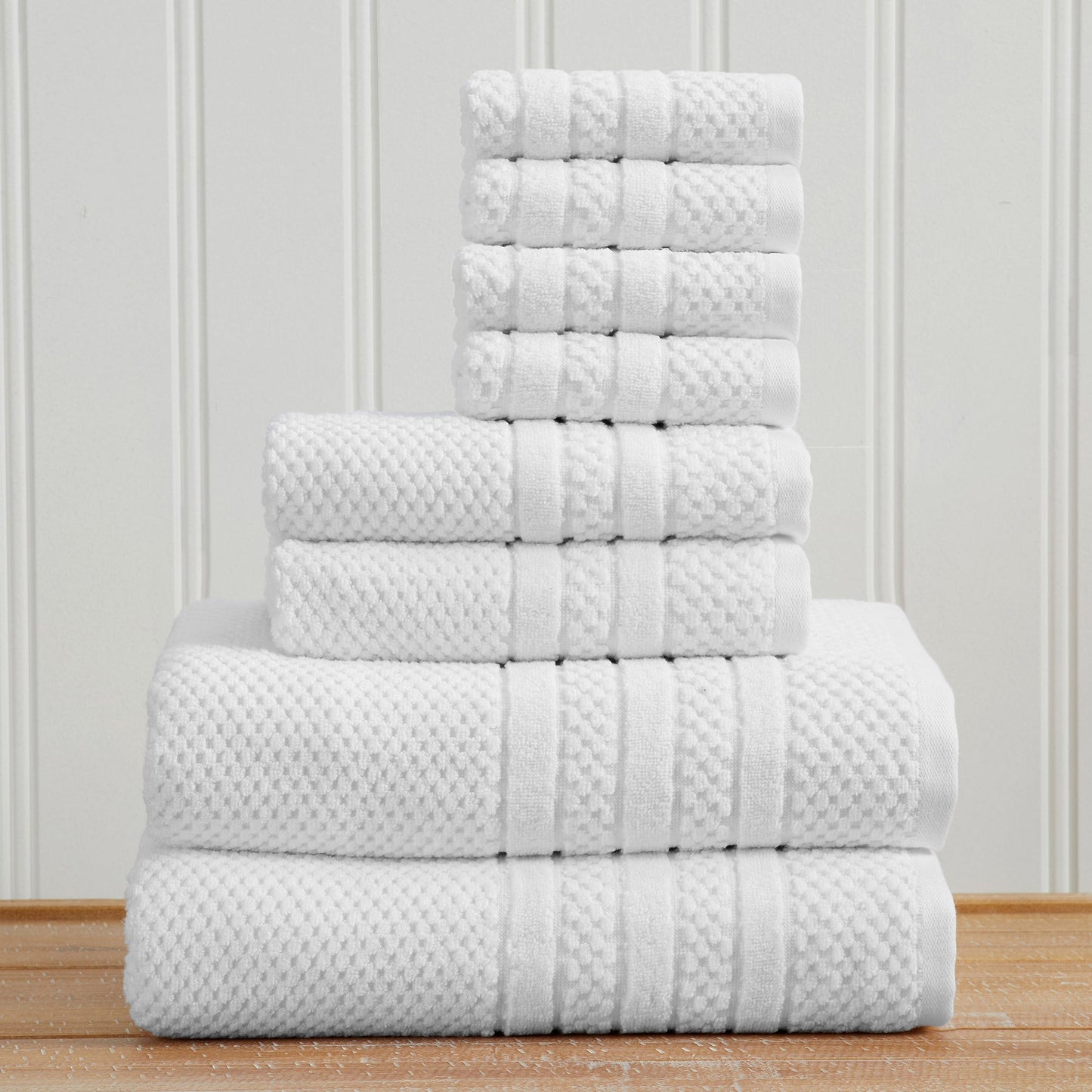 Checkered Bath Towel Set