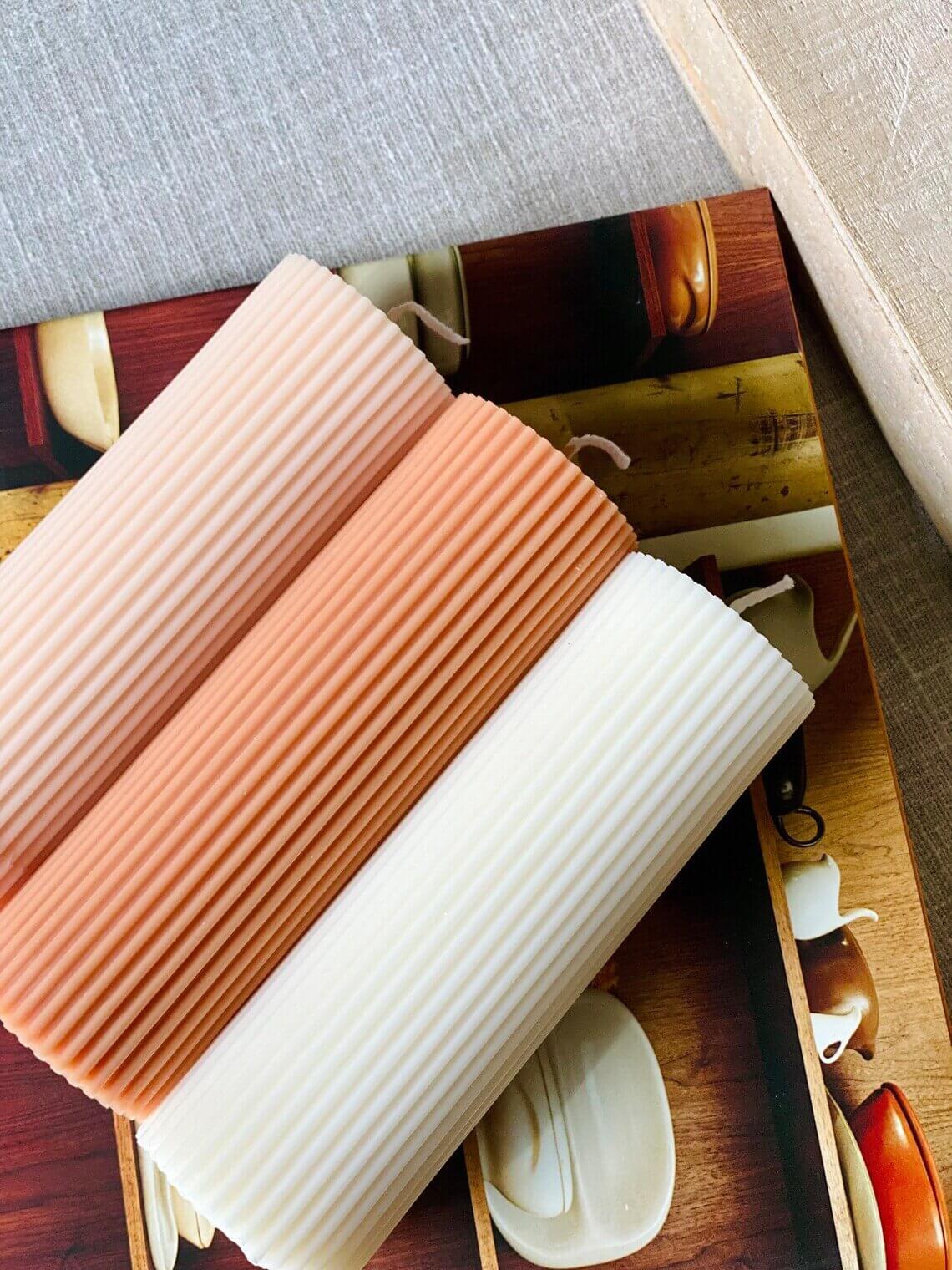 Ribbed Candle