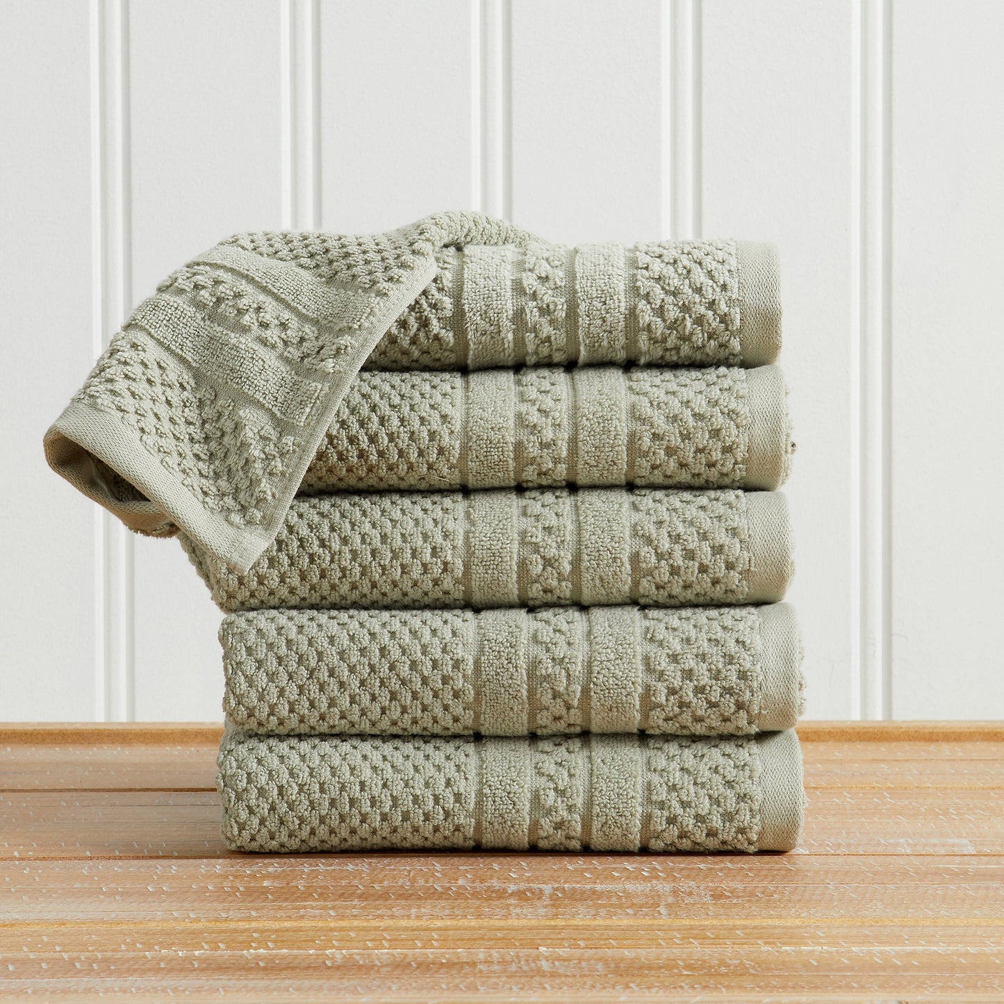 Checkered Bath Towel Set