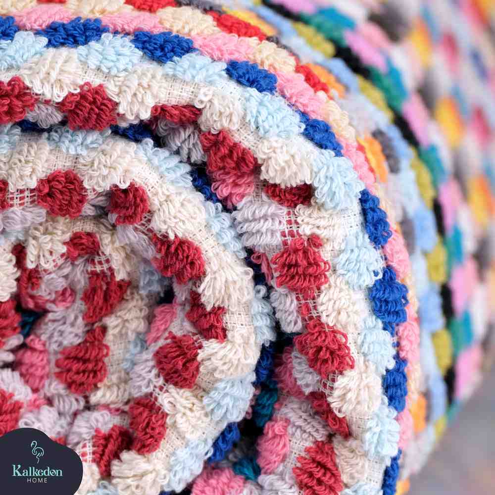Pom Pom Bath Towel Set