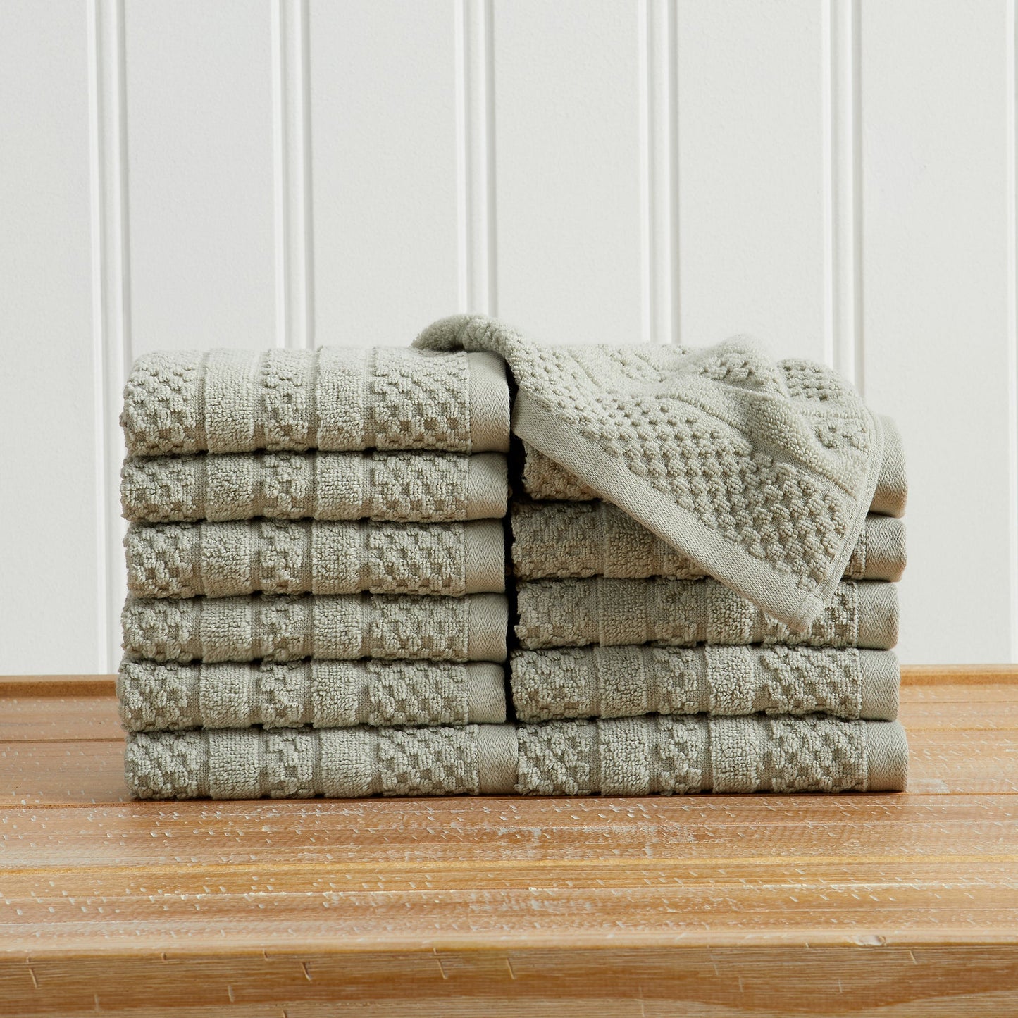 Checkered Bath Towel Set