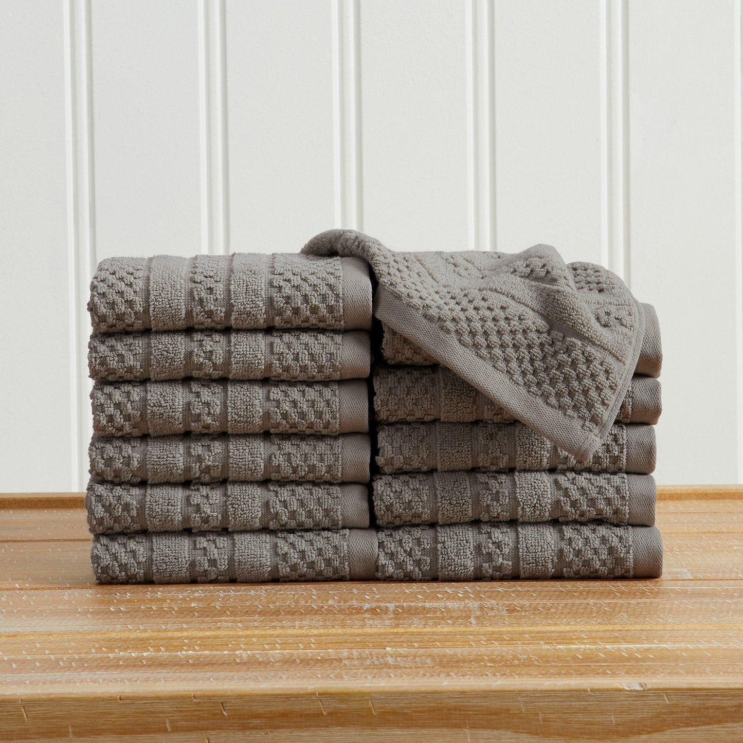 Checkered Bath Towel Set